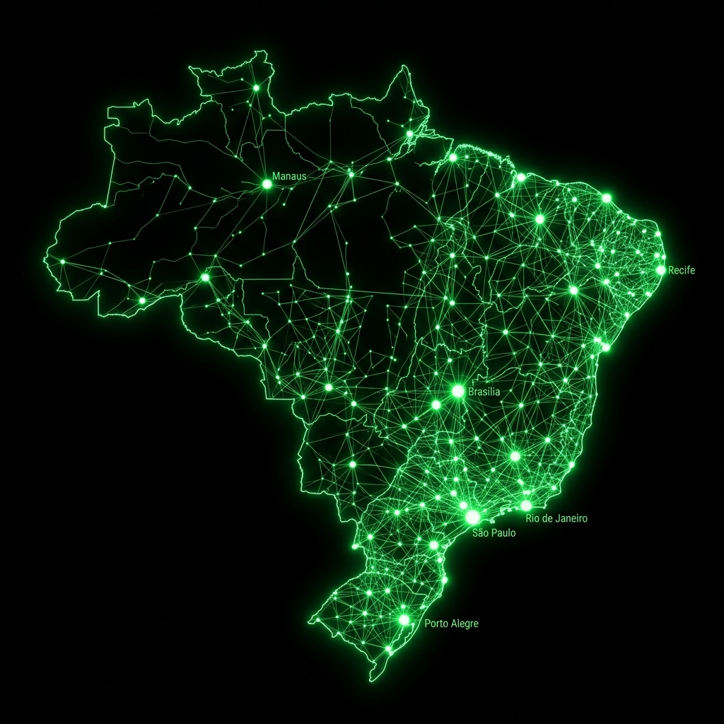 Rede de negócios pet conectados por todo o Brasil